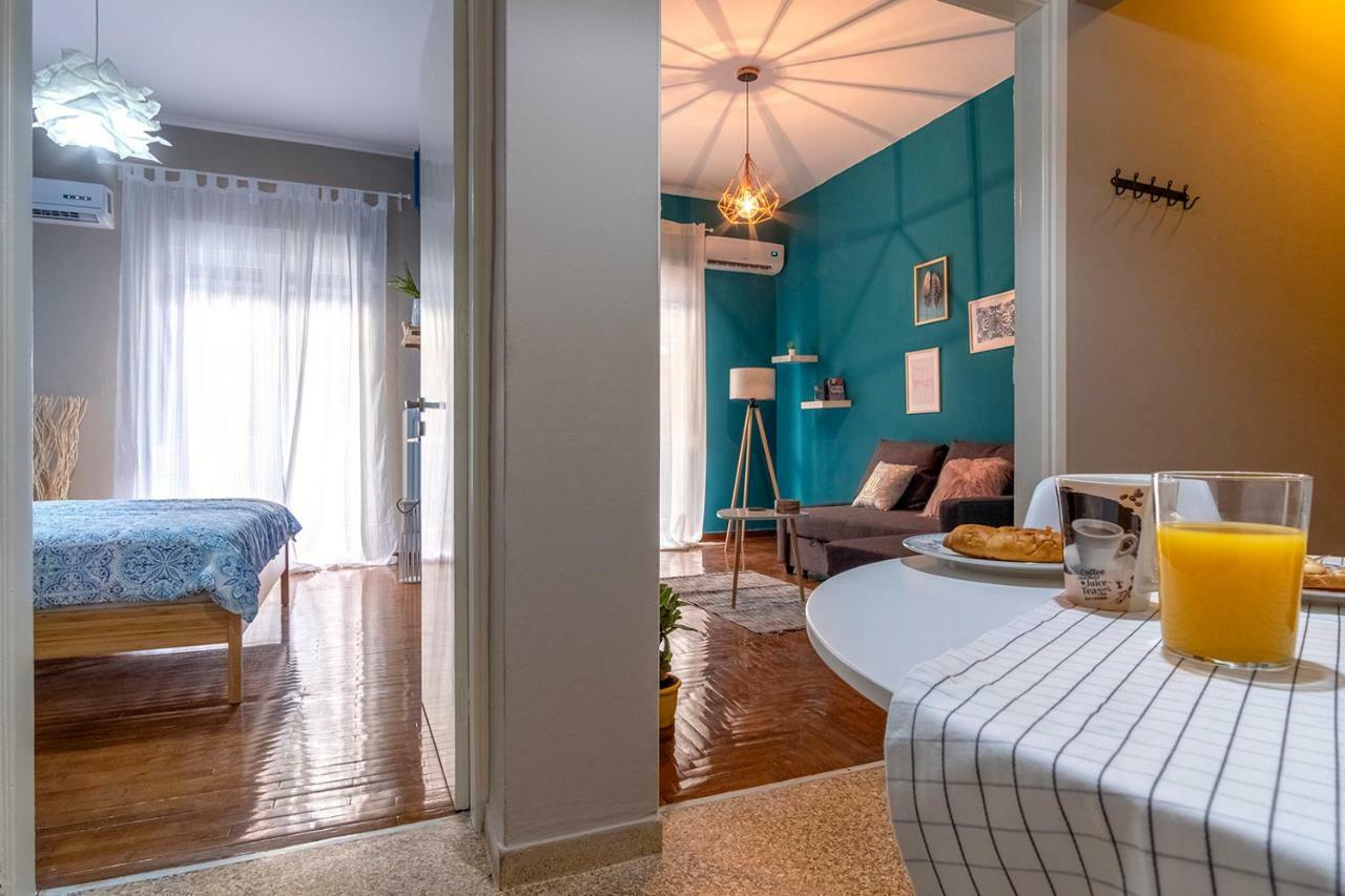Colourful Apt,Airport Line,6 Min Metro,300 Mbps! Apartamento Atenas Exterior foto